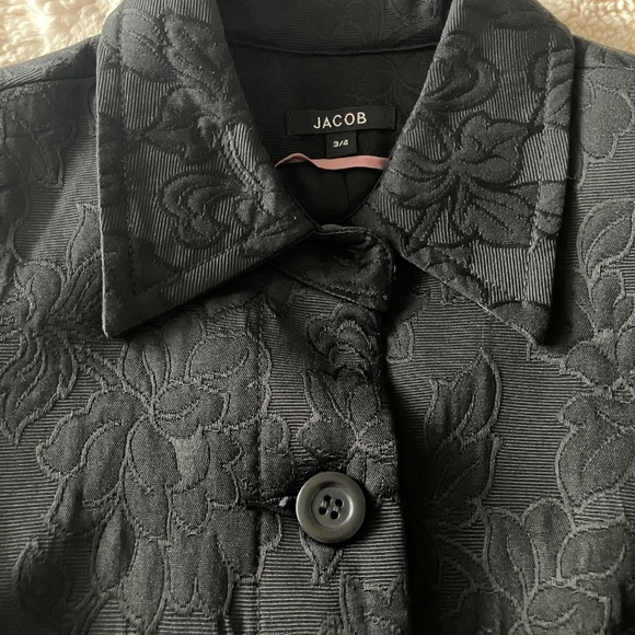 Black Trench Coat S - Picture 3 of 3